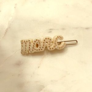 Marc by Marc Jacobs “Marc” script hair clip